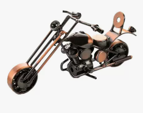 热销景区工艺品摆件 小号A13哈雷铁艺摩托...