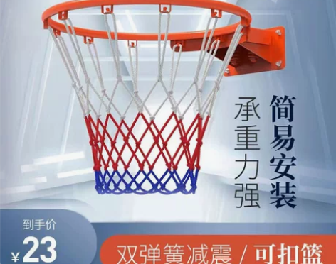 篮球架标准户外篮球框成人家用训练挂墙式青少...