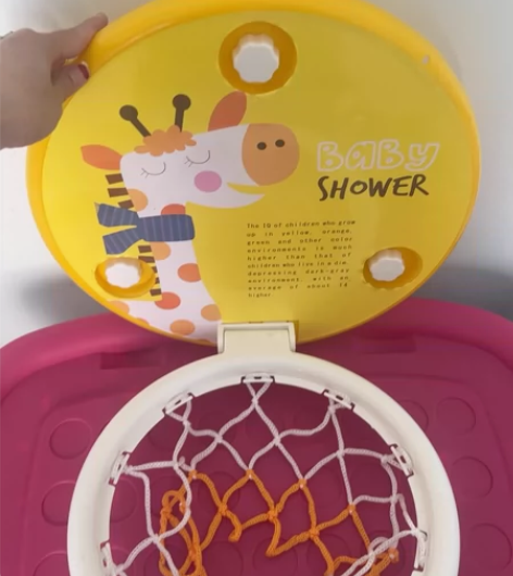 儿童玩具球类投篮架家用篮球架宝宝室内可升降...