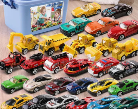 玩具车小汽车合金车模工程消防套装各类车3-...