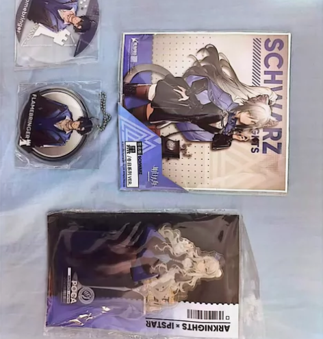 【出】明日方舟冬日补给周边 黑色纸15r ...