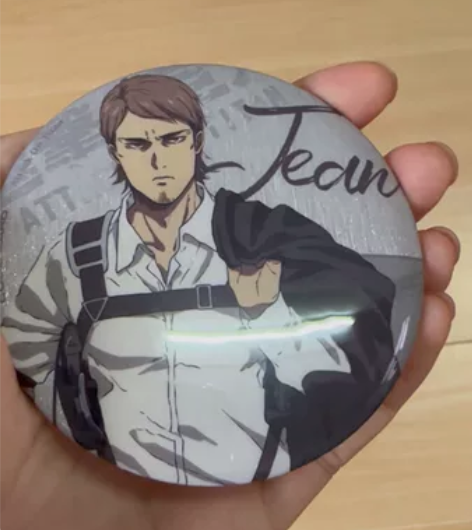 进击的巨人吧唧 75mm银葱 同人二创没有...