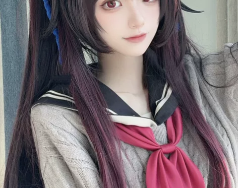 胡桃jk同人发饰接单 20r三件套不包邮 ...