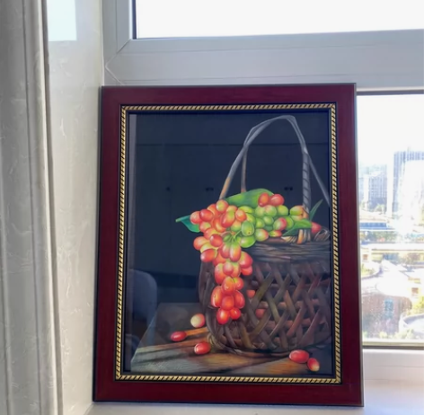 彩铅写实画，可刀包邮出。可以装饰画室，或者...