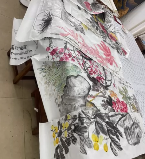 国画 写意花鸟 山水 人物画代画 临摹 任...