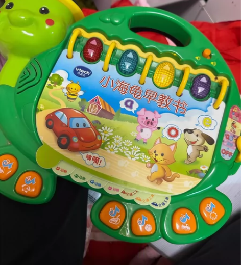伟易达玩具，小海龟早教书，宝宝撕不烂的综合...