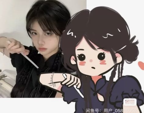 超低价，白菜价【豆豆眼风格头像接稿】手绘头...