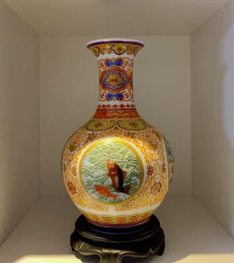 【捡漏】忍痛出!以前朋友送我的,珐琅彩花瓶...