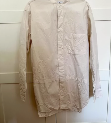 优衣库合作设计系列+J男士衬衫 有收纳褶皱...