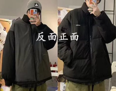（厂家直销）潮流宽松学生羽绒服2023冬季...