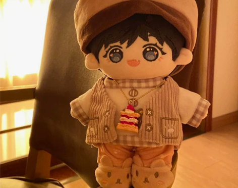 现货包邮娃衣20cm棉花娃娃焦糖小熊套装 ...