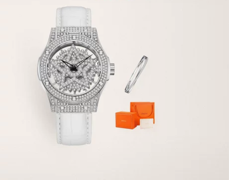 DAVENA蒂玮娜时来运转五芒星手表女款满...