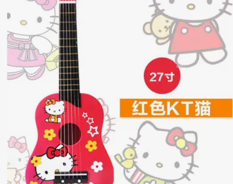 儿童吉他玩具琴 6弦木制质仿真可弹奏 27...