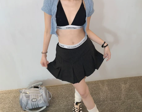 TROZJennie同款韩系百搭校园运动风...