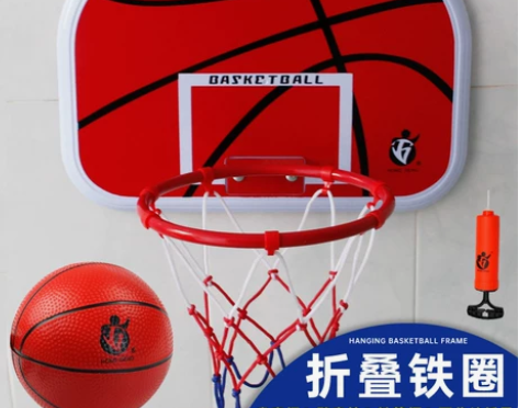 免打孔悬挂式儿童篮球框投篮架室内家用宝宝小...