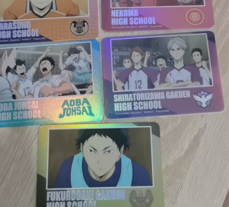 出 排球少年星河动漫 拍立得盲盒随机卡 如...