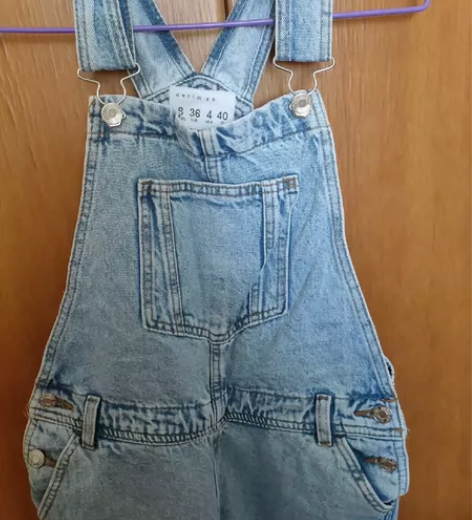 英国denim co 背带牛仔裤，36码，...
