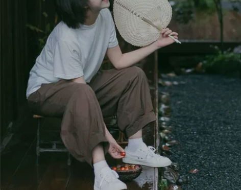 日杂风棉麻女裤夏气球裤春秋九分萝卜裤子宽松...