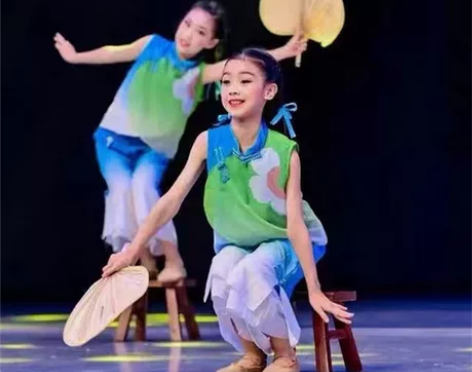 童年的夏夜演出服儿童青青竹儿舞蹈服童忆服装...