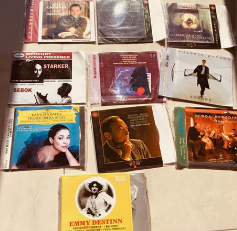 古典音乐CD，不带盒10张包邮，二手不退换...