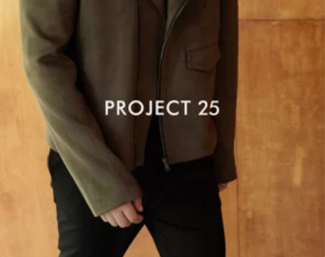 PROJECT 25仿麂皮绒短宽机车夹克外...