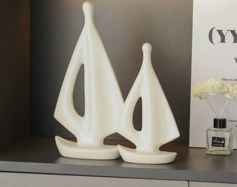 一帆风顺帆船摆件家居好物办公室客厅乔迁新居...