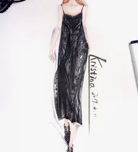 ?服装画手绘效果图 ps ai procr...