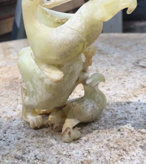 老玉器玉雕小摆，有的部位有断了一小截（图上...