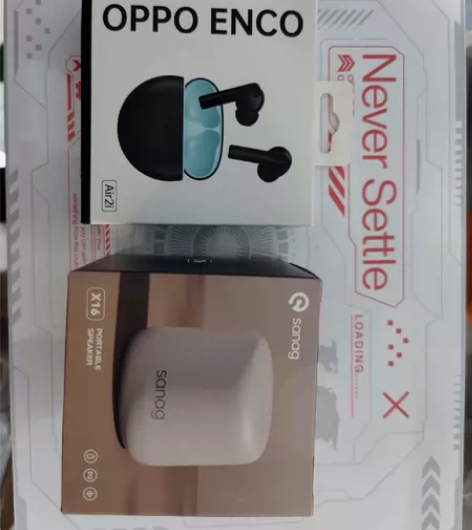 买一加12赠送的音箱和耳机，全新未拆封，耳...