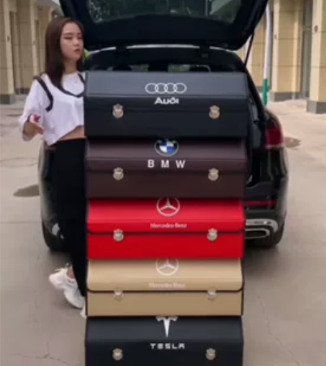 全新汽车后备箱储物箱车载收纳盒折叠杂物整理...