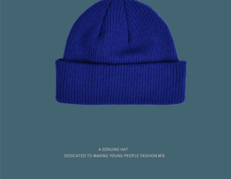 帽子女秋冬季韩版纯色百搭毛线帽ins潮日系...