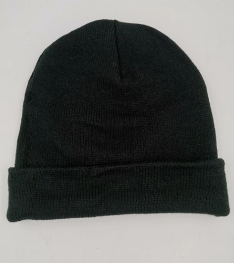 大头可戴纯黑色全新外贸尾单针织帽子 这个比...