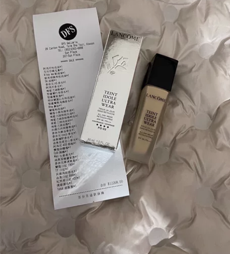 闲置出兰.蔻持妆粉底液30ml po-01...