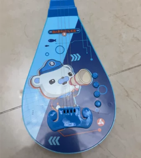 海底小纵队琵琶玩具，按弦发出声音，也有音乐...