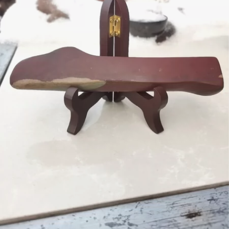 彩砚石原石镇纸镇尺摆件，古朴自然不失沧桑。...