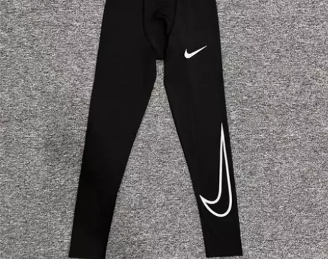 新款nk高弹训练体育加绒田径体育运动紧身裤...