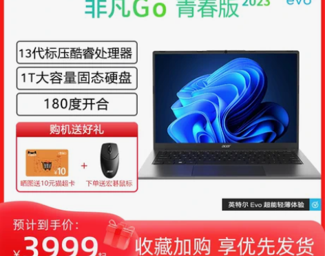 Acer/宏碁非凡Go青春版 13代英特尔...