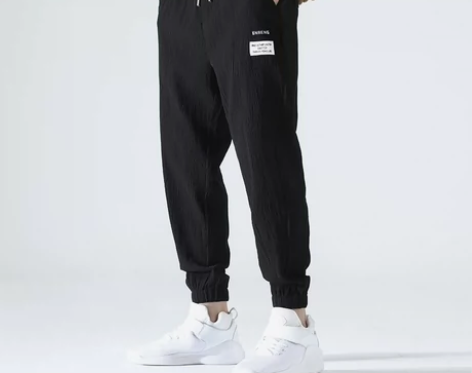 【特卖包邮】冰丝裤子男夏季薄款青年休闲工装...