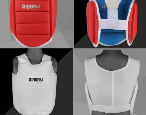 【38活动价】竞派空手道护胸护具成人男女空...