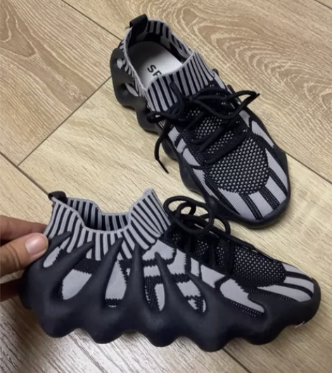 全新春秋休闲鞋男女36码八爪鱼飞织运动鞋潮...