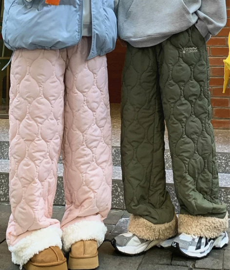 葫芦格保暖羽绒棉裤男冬东北零下40度情侣超...