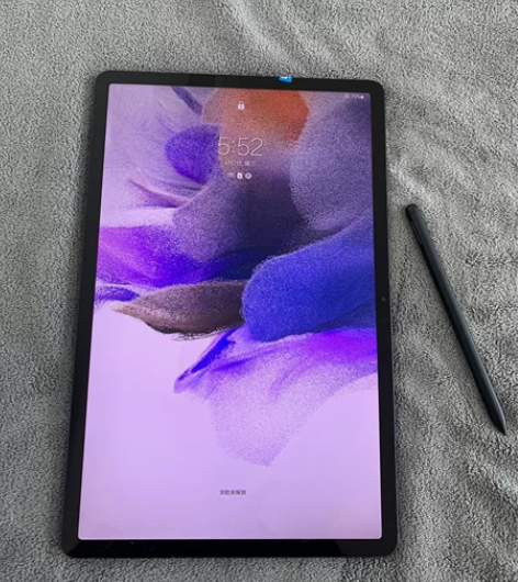 实拍带笔~12.4寸大屏三星平板Tab S...