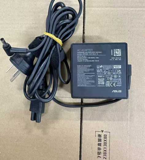 二手原装华硕90w方形小口带针电源适配器 ...