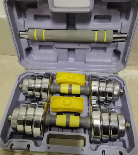 KAIKANG凯康20KG纯钢哑铃一对，二...