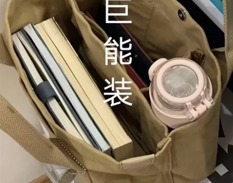 【日本订单】帆布包便当包新款日系手提包大容...