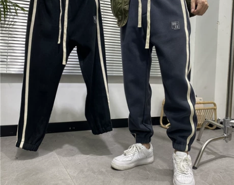 秋冬男士运动休闲加绒加厚束口裤潮卫裤，全新...