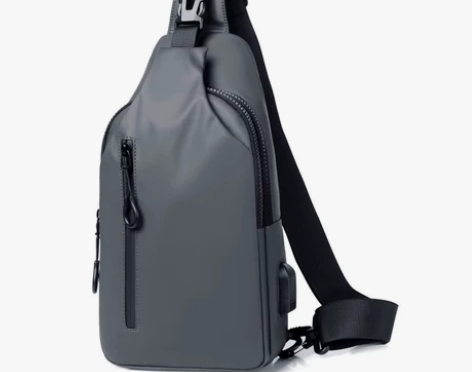 跨境新款潮流男士胸包 多功能斜挎包 时尚单...