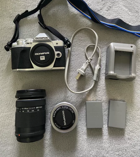 奥林巴斯em10三代带2个镜头套装，国行9...