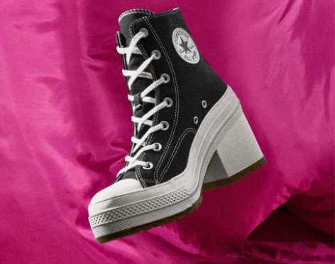 复古粗跟鞋CONVERSE匡威官方 女增高...