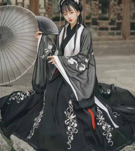 退坑出，云芳晴月殊仙汉服女中国风正品原创刺...